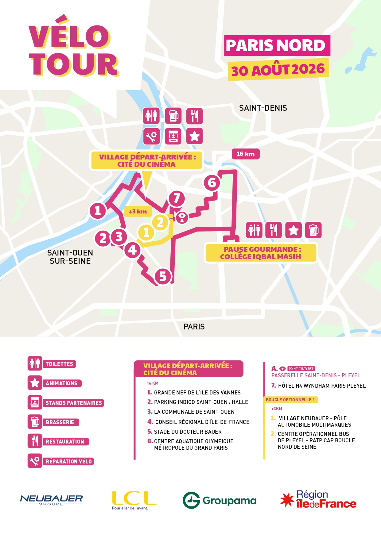 Itinéraire de l'événement