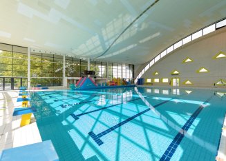 Vue de la piscine La Baleine
