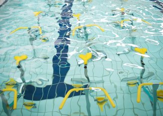 Vue de la piscine La Baleine