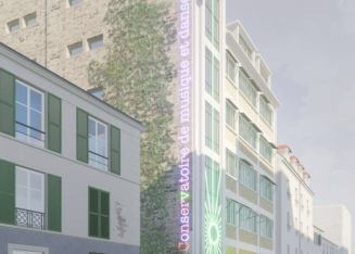 Façade extérieure du nouveau conservatoire