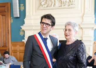 Mathieu Hanotin et Daniele Glibert