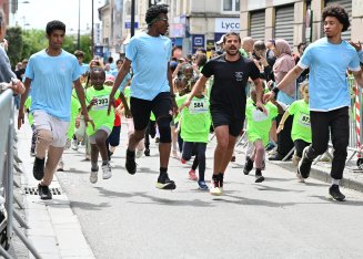 Course des enfants aux Foulées pierrefittoises