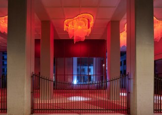 Ondes de lumières Miguel Chevalier