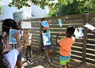 Atelier cyanotype