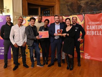 Saint-Denis élue Coup de coeur du jury 2023 aux Victoires des cantines rebelles