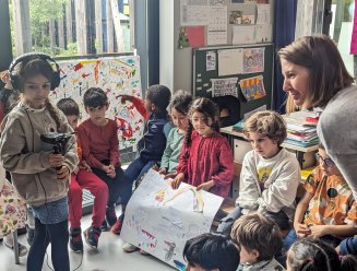 Enfants dans une classe