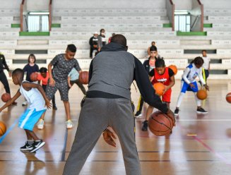 cours de basket-ball 