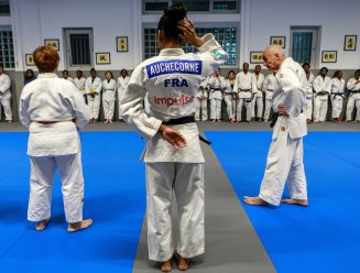Melkia Auchecorne au palais des sports