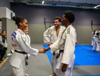 Melkia Auchecorne au palais des sports
