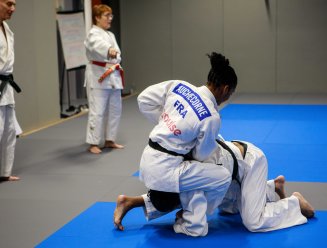 Melkia Auchecorne au palais des sports