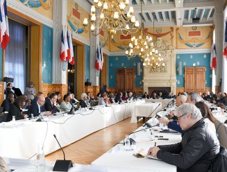 Photo du conseil d'installation de la commune nouvelle