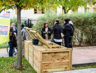 Inauguration composteur collectif
