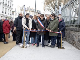 Inauguration rue Gabriel-Péri Saint-Denis