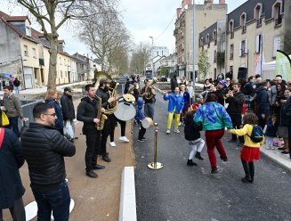 Inauguration avenue Gallieni