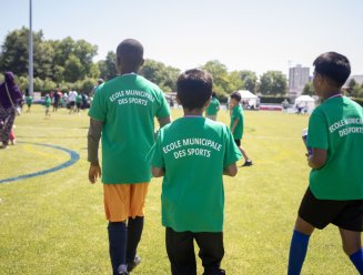 Fête de l'école municipale des sports au stade Auguste-Delaune Saint-Denis