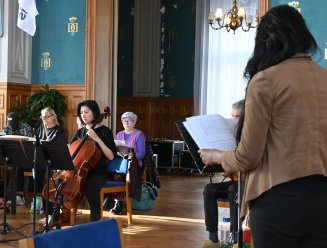Répétition concert Au plus près Nicolas Frize