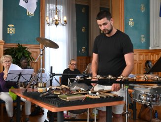 Répétition concert Au plus près Nicolas Frize