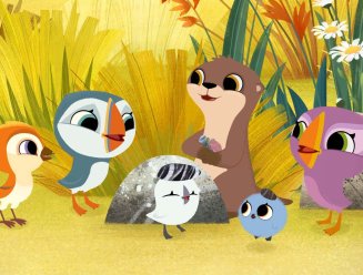 nouveaux copains à puffin rock