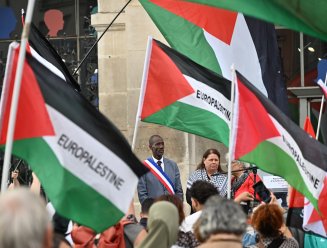 Rassemblement pour Marwan Barghouti.