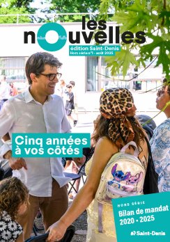 Une du bilan de mandat Saint-Denis