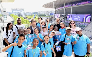 Enfants invités au Stade de France - rugby à 7