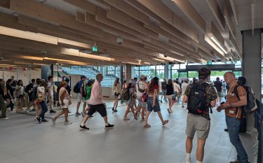 Gare Saint-Denis Pleyel - fréquentation JO