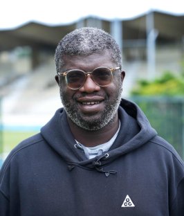 Oswald Binazon, responsable du parc des sports Auguste-Delaune